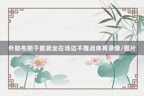 外助布朗干脆就坐在场边不雅战体育录像/图片
