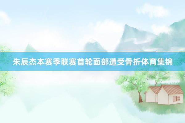 朱辰杰本赛季联赛首轮面部遭受骨折体育集锦