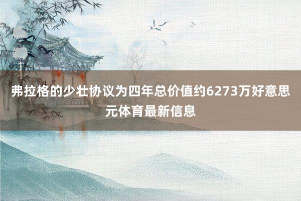 弗拉格的少壮协议为四年总价值约6273万好意思元体育最新信息