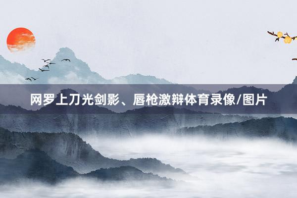 网罗上刀光剑影、唇枪激辩体育录像/图片