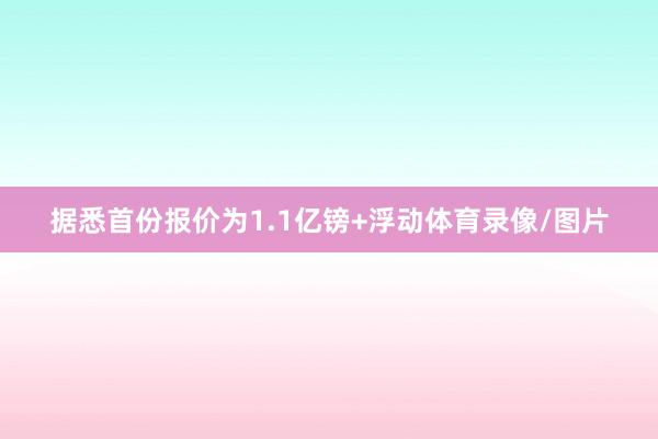 据悉首份报价为1.1亿镑+浮动体育录像/图片