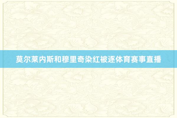 莫尔莱内斯和穆里奇染红被逐体育赛事直播