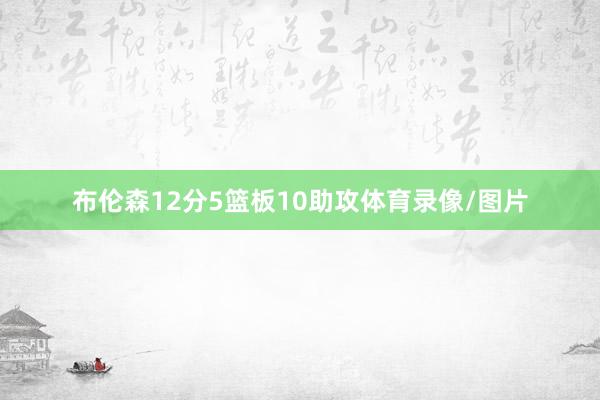 布伦森12分5篮板10助攻体育录像/图片